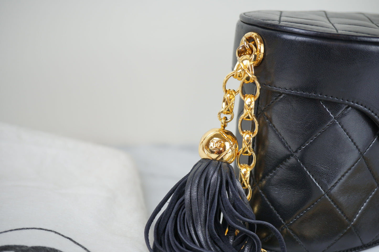 Chanel Fringe Box Lambskin Bijoux Chain Bag GHW - Mini