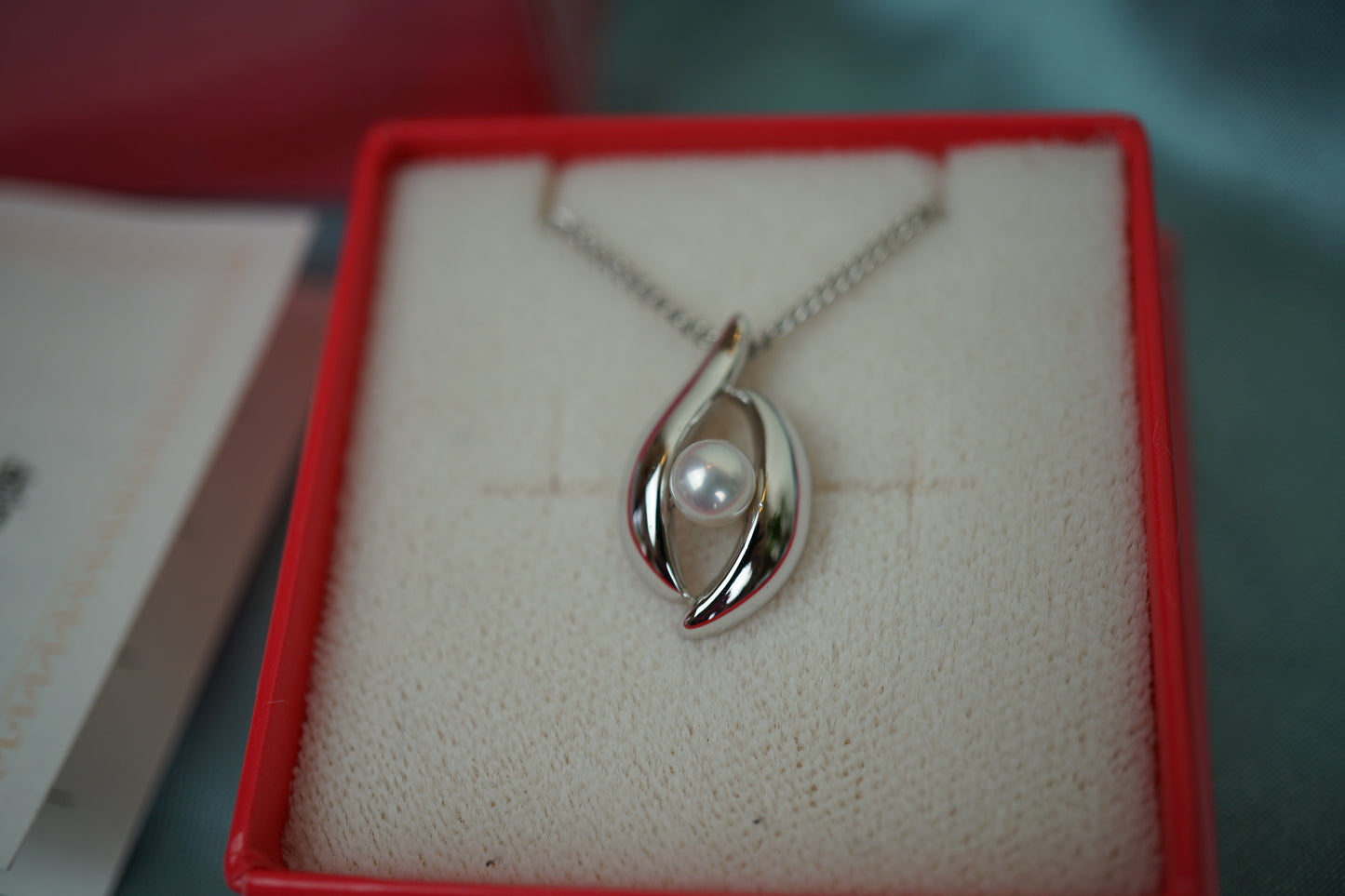 Tasaki Akoya Pearl 5mm Silver Necklace