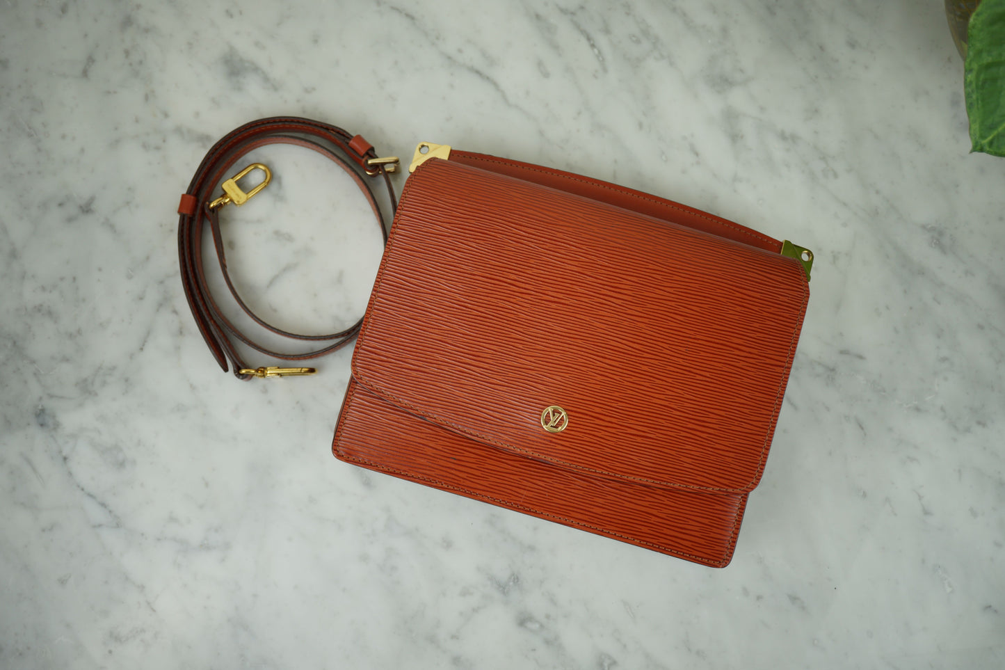 Louis Vuitton Brown Epi Leather Flap Shoulder Bag – Mine & Yours