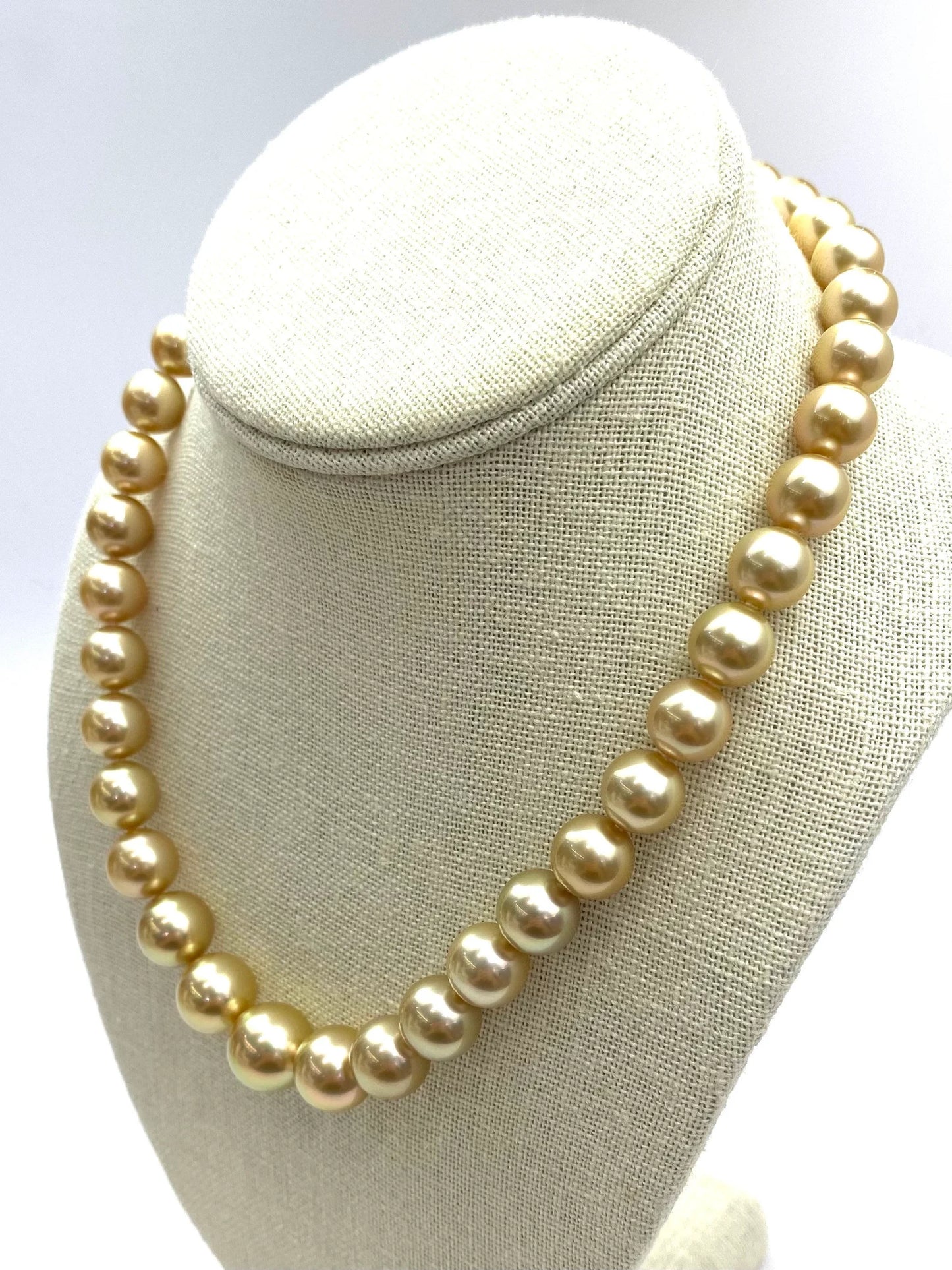 Mikimoto Golden South Sea Pearl 18k Necklace